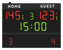 FC54H20 Scoreboard model FC54 with digits height 20cm._Front
